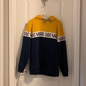 Pacsun Vans Yellow & Navy Hoodie